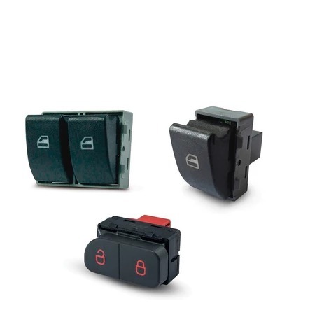 Botão Vidro Elétrico Dianteiro Original Gol Saveiro Voyage G5 G6 G7