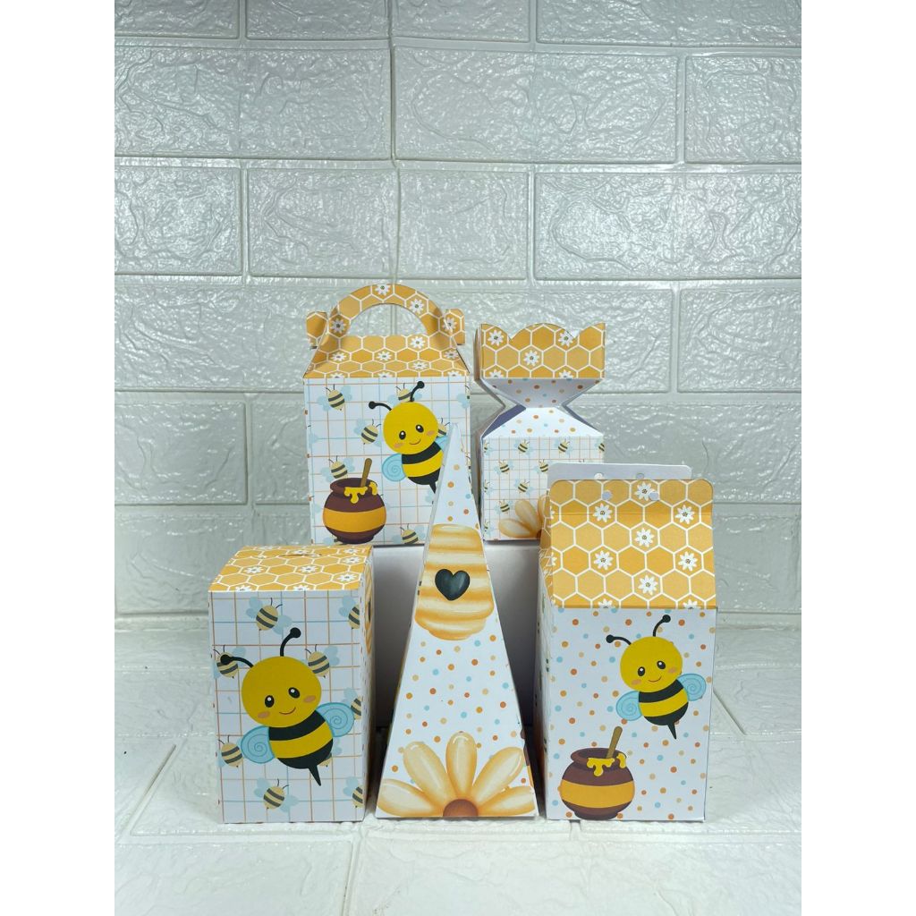 20 Caixinhas ABELHINHA – Lembrancinhas para Festa Infantil – SEM PERSONALIZAÇÃO | Pegue e Monte em Oferta na Shopee