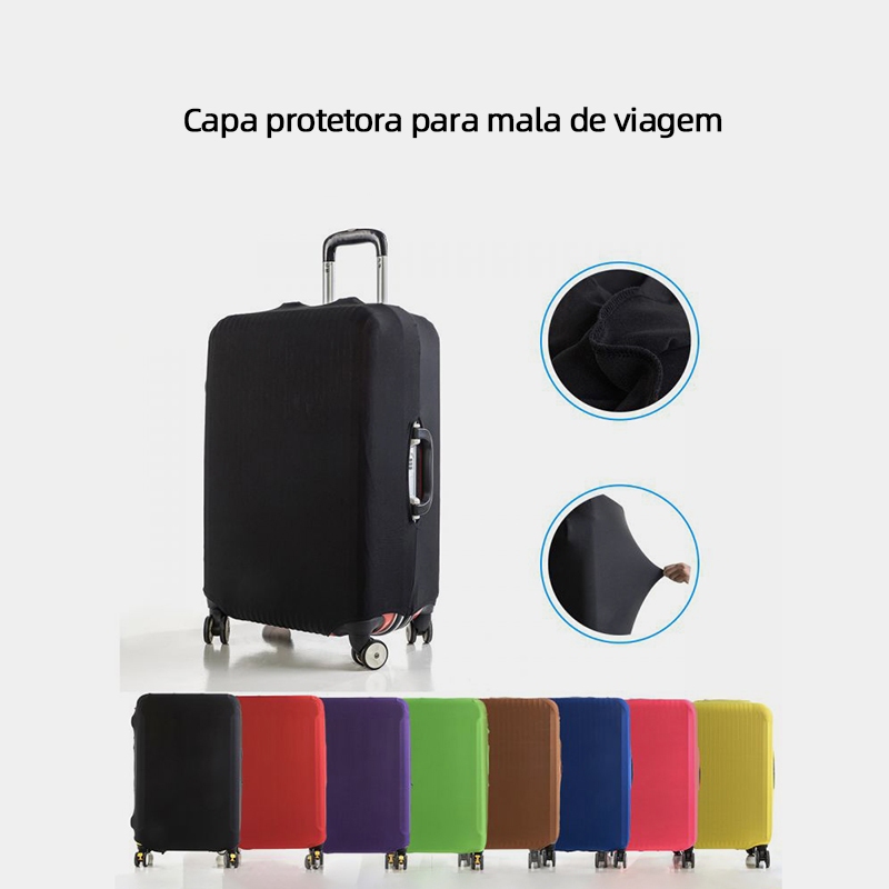 Capa Protetora Crazy Bag : Protetor Contra Poeira Para Mala De Viagem De Cor Sólida Bagagem De 18 A 28 Polegadas !