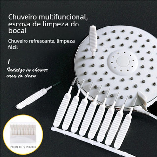 Escova Desentope Chuveiro Mini Limpador Celular Multifuncional