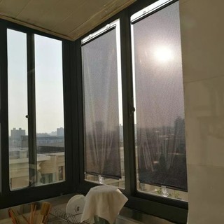 Cortina Persiana Com Ventosas Para Janela Sala De Estar Baixa Luminosidade