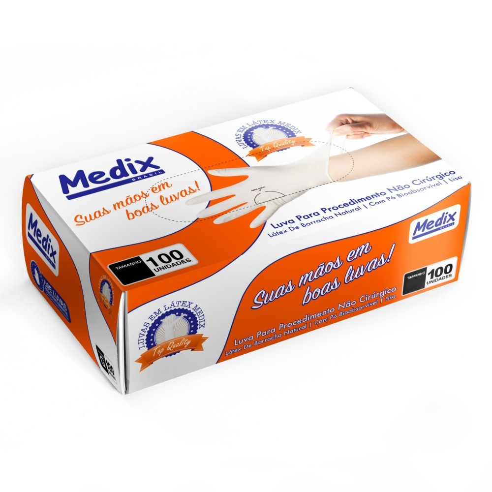 Luvas de Procedimento Top Quality - Caixa c/ 100
