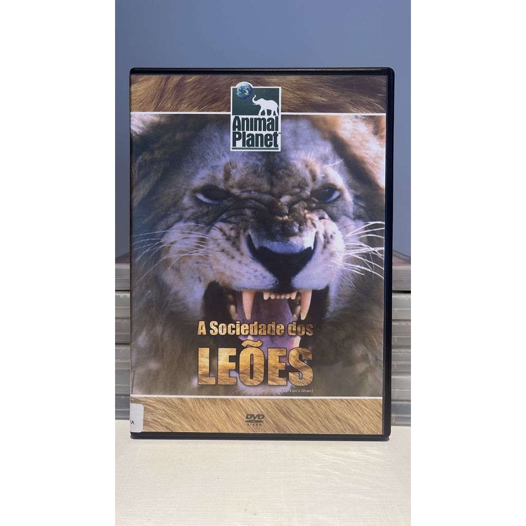 ANIMAL PLANET - A SOCIEDADE DOS LEÕES - DVD - Original
