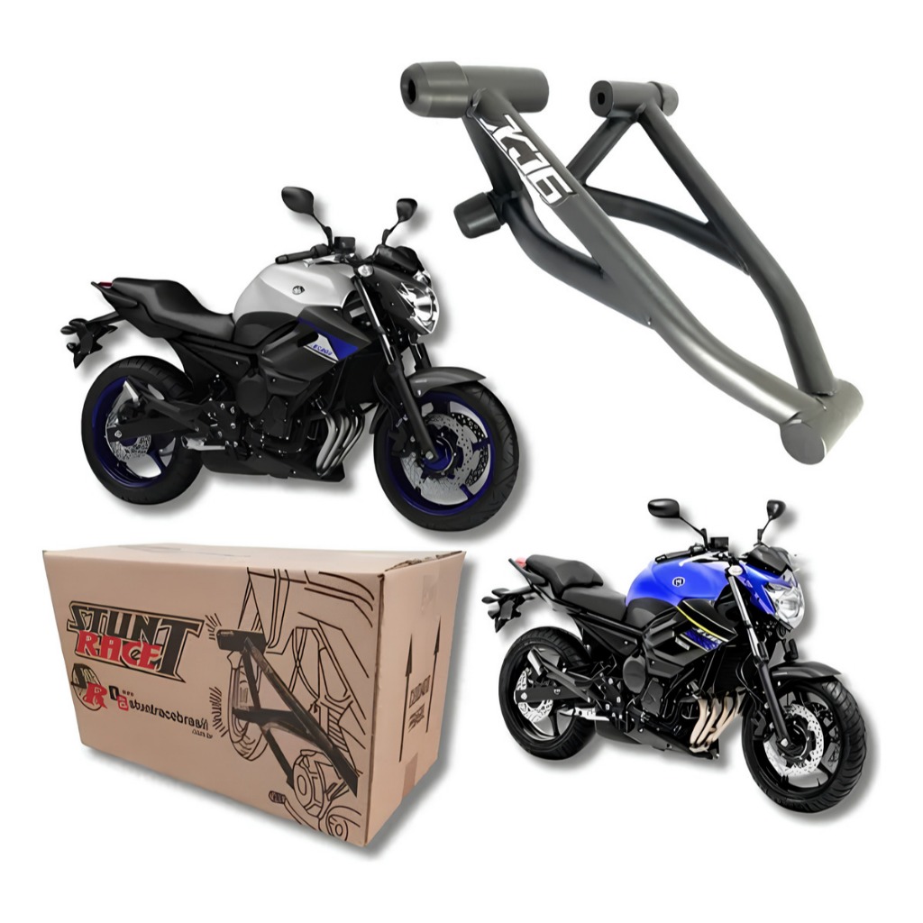 Protetor Motor Slider Street Cage Yamaha Xj6 2010 A 2018 Stunt Race