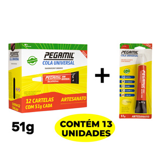 Cola Universal Pegamil 51g Caixa Com 13 Unidades em Oferta na Shopee