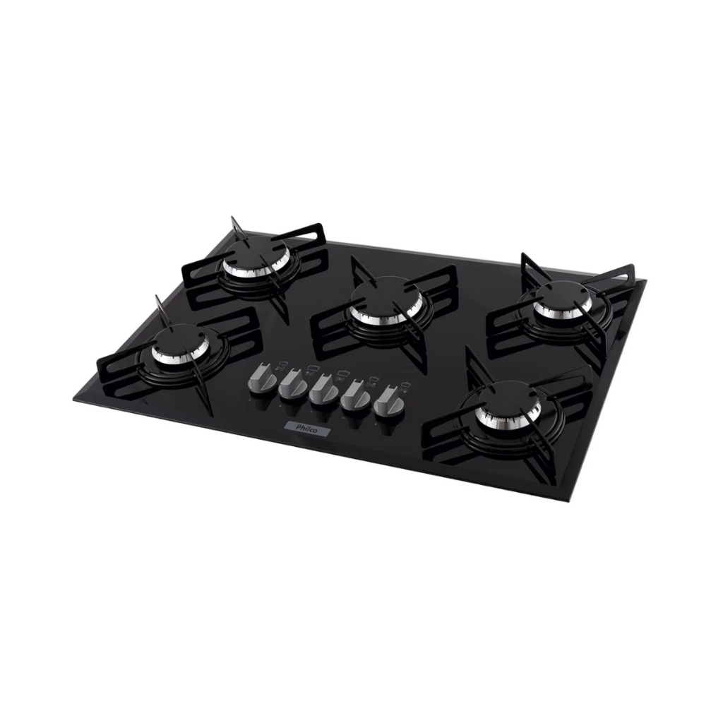Cooktop Cook Chef 5 Cor Preto Bivolt Philco