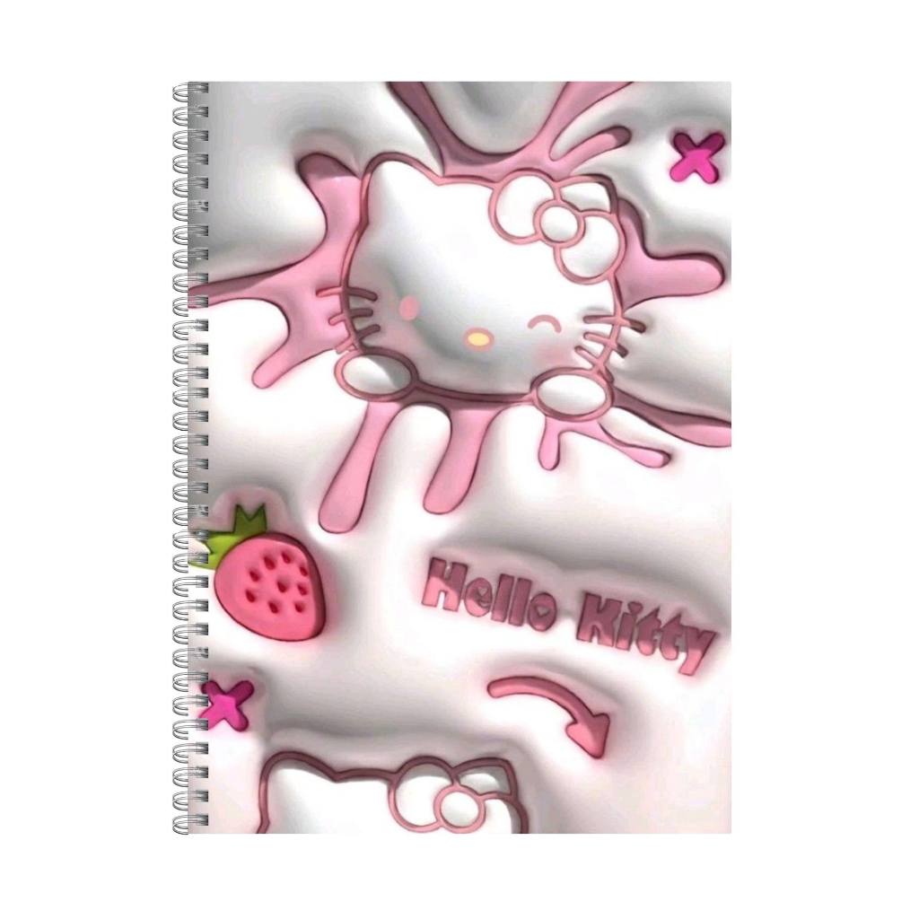 Caderno Escolar Hello Kitty – Fofo, Colorido e Perfeito para o Dia a Dia