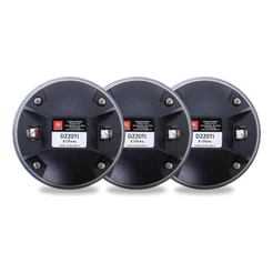 Kit com 3 Driver Jbl Selenium D220ti Titanium Titânio Profissional 80w Rms 8 Ohms