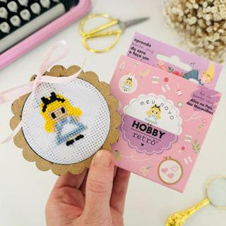 Kit de Ponto Cruz Meu Novo Hobby Retrô - kit costura em Oferta na Shopee