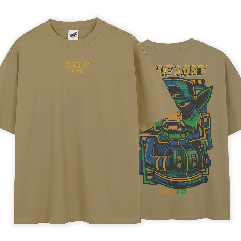 Camiseta Oversized Self Lost Guaxinim