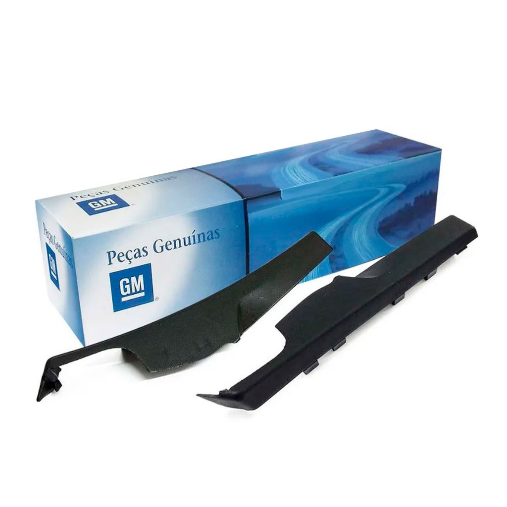 Par Moldura Grade Churrasqueira Parabrisas Agile Montana GM em Oferta na Shopee