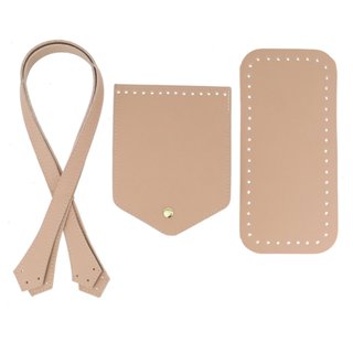 Kit Fundo + Alça 3 Furos + Aba Ponta  para bolsas em crochê, macramê e trico em Oferta na Shopee