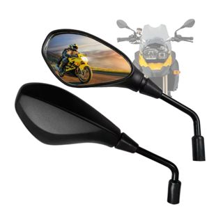 Par Retrovisor Bmw F800 Rosca Honda M10 Haste Fixa Lente Plana em Oferta na Shopee