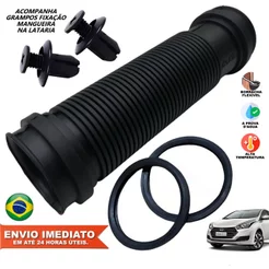Mangueira Filtro De Ar Hyundai Hb20 2012 A 2016 Refil com grampos/travas do duto na lataria Com NFe