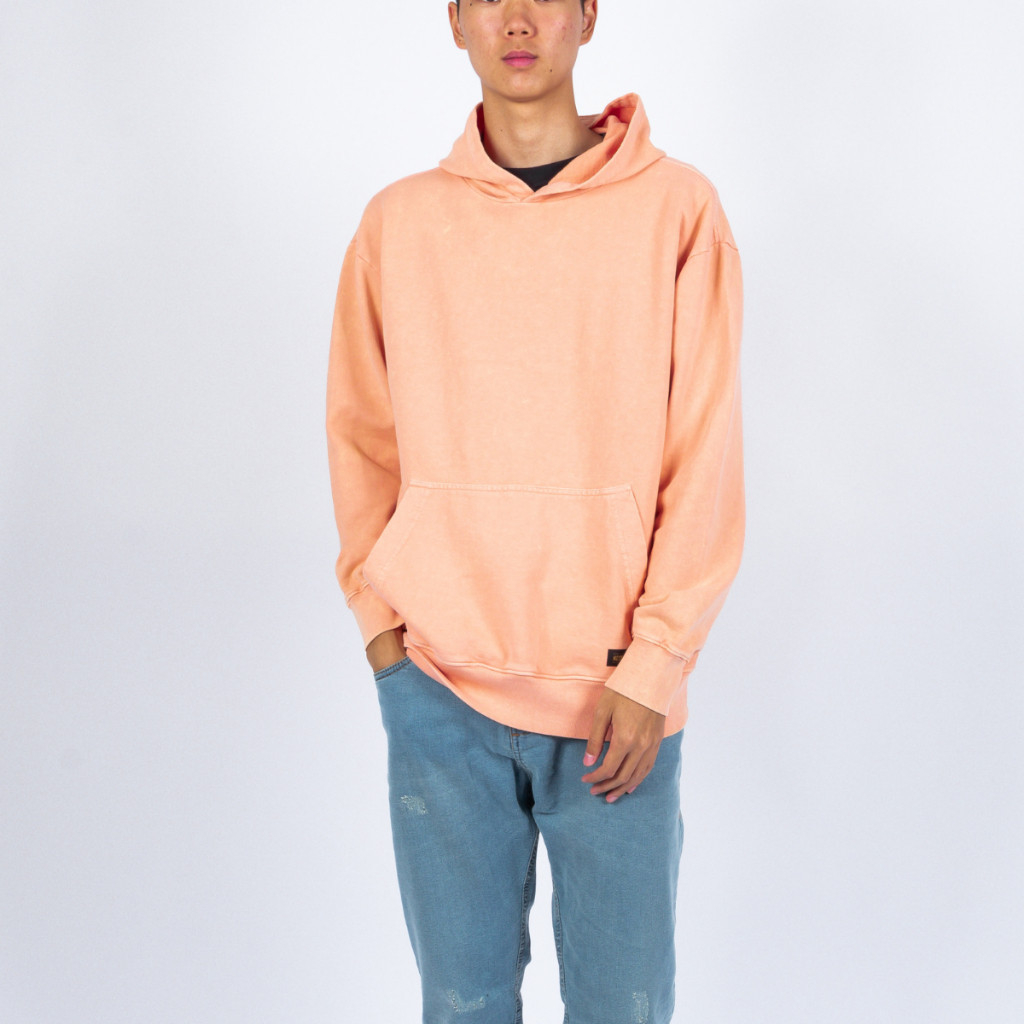 Moletom Hoodie Canguru Marmorizado Cor Pêssego com Estampa "Street" nas Costas e Capuz - Nicoboco - Alta Qualidade Moletom Hoodie Canguru Marmorizado Cor Pêssego com Estampa "Street" nas Costas e Capuz - Nicoboco - Alta Qualidade