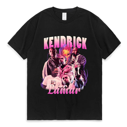Camisa Premium Kendrick Lamar Pink Style Blusa Unissex Camiseta 100% Algodão