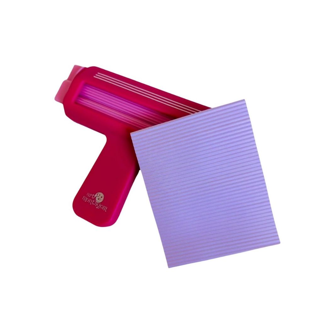 Texturizador de Papel Art & Montagem - Listras em Oferta na Shopee