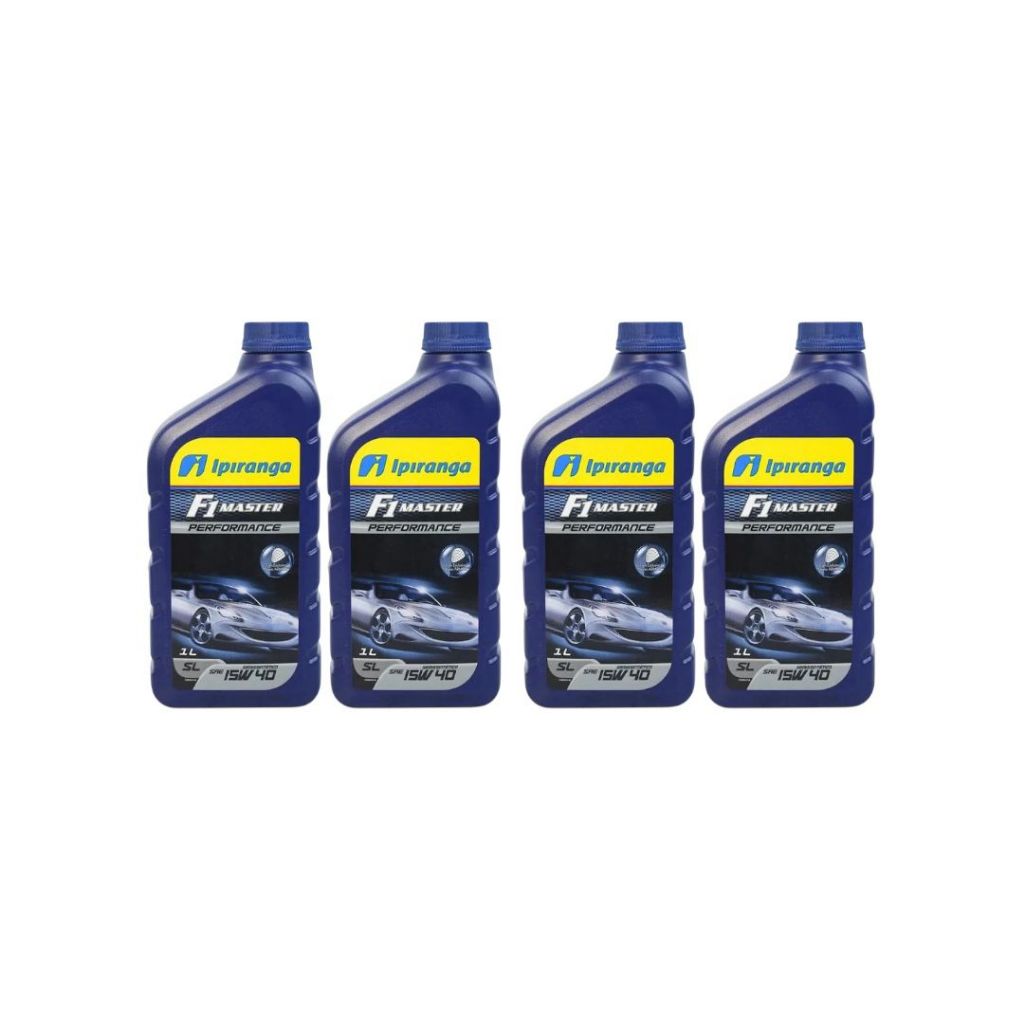 Kit Com 4 Litros Ipiranga 15w40 F1 Master Semi Sintetico
