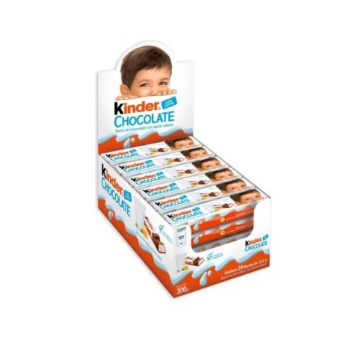 Chocolate Kinder Ao Leite Caixa C/24un   - Ferrero em Oferta na Shopee