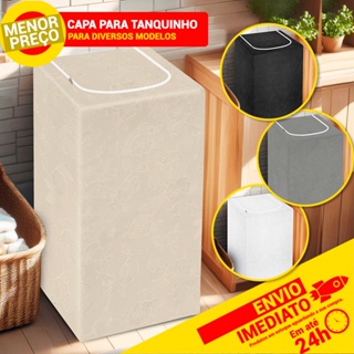 Capa Para Tanquinho Couronil Com Zíper Floral Forrada Suggar Colormaq Impermeável Proteção Total em Oferta na Shopee