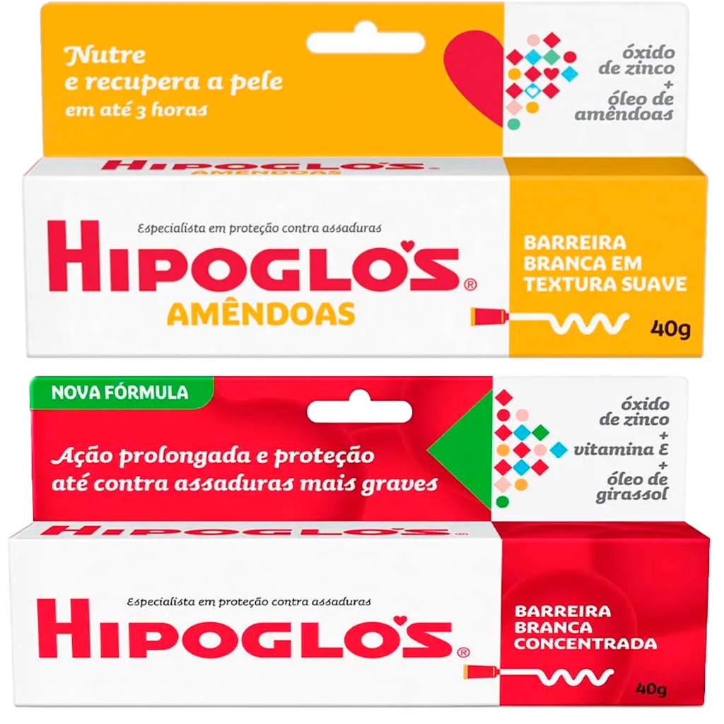 Hipoglós Creme Preventivo De Assaduras 40g Concentrada Amendoas