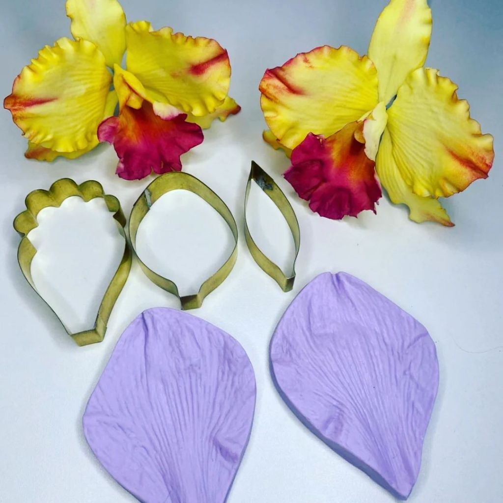 Kit cortador e frisador da orquídea cattleya