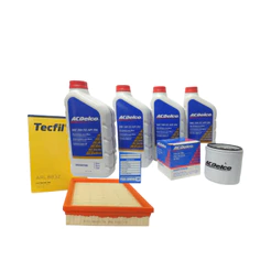 Kit Troca Óleo 5w30 SN Sintético Original 98550168 GM+Filtro de Óleo Acdelco+ Filtro de Ar Agile 1.4