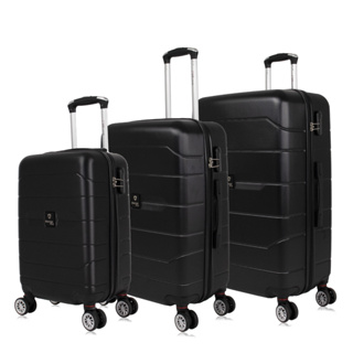 Conjunto de malas de viagem PMG Tokio Swiss Move Preta em Oferta na Shopee