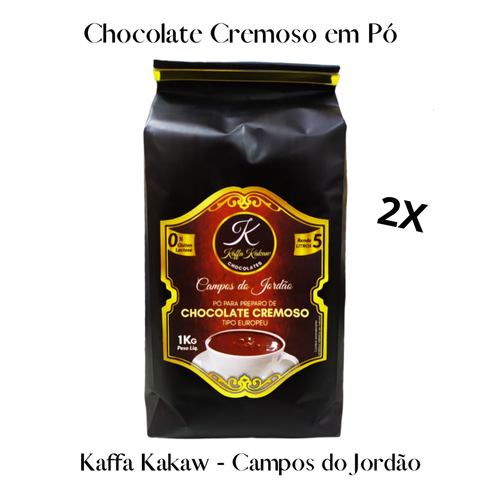 Chocolate De Campos Do Jordão Quente Cremoso (pó) Kaffa Kakaw 2kg