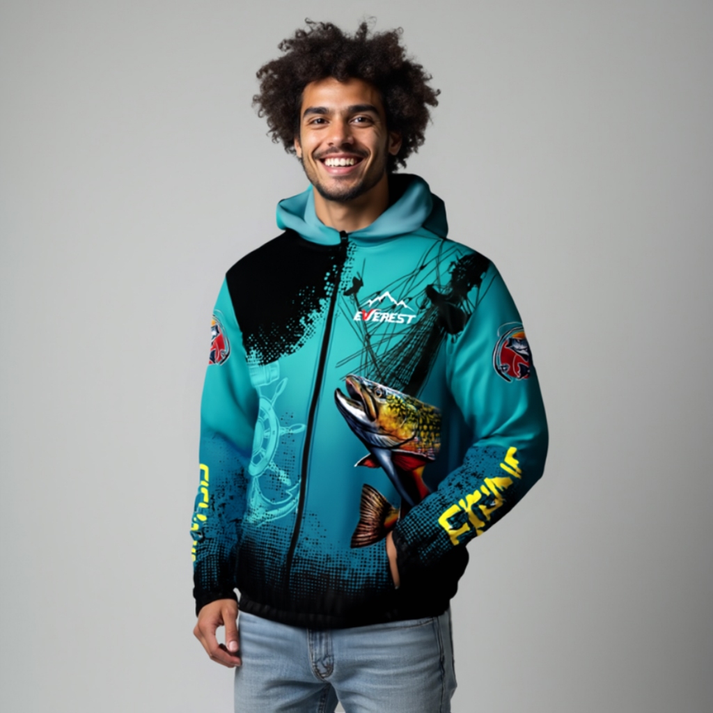 Jaqueta Corta Vento Pescaria Masculina Ultra Leve Capuz Proteção Vento