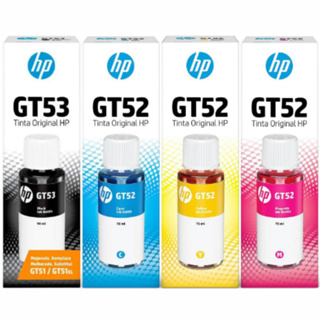 Kit Refil 4 Cores Tinta Para Hp Gt 53 Gt 52 - 584-581-517- 532- 532-416-316-316-Gt5822 GT5810 em Oferta na Shopee
