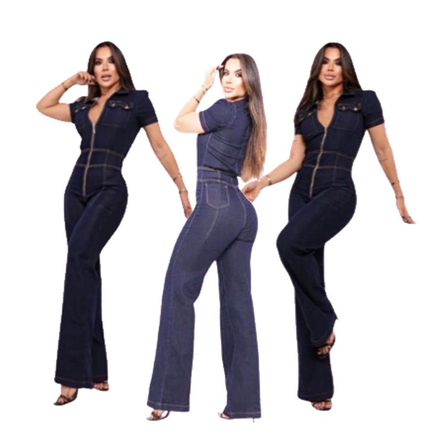 Macacão Jeans com Lycra modelo SEVILLA