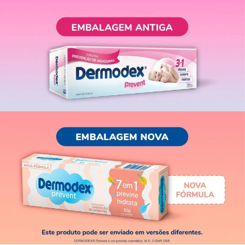Dermodex Prevent Creme para Prevenção de Assaduras 30 g em Oferta na Shopee