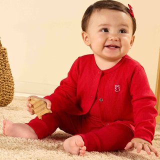 Casaquinho Cardigan Kit ou unitário infantil  Bebê,  Várias cores Lisas unissex, RN ao G, Kiko baby em Oferta na Shopee