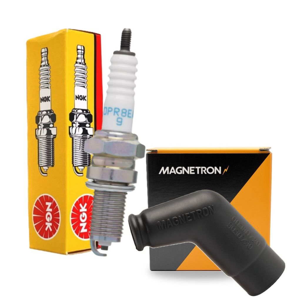 Vela de Ignição + Cachimbo Nxr 125 Bros 2003-2005 em Oferta na Shopee