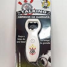 Abridor de garrafa e chaveiro e c personalizado do Corinthians (só o abridor de garrafa SEM SOM)