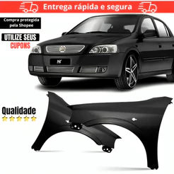 Par/Un Paralama Dianteiro Astra 2003 2004 2005 á 2012 Com Furo Lameiro 1ª Linha