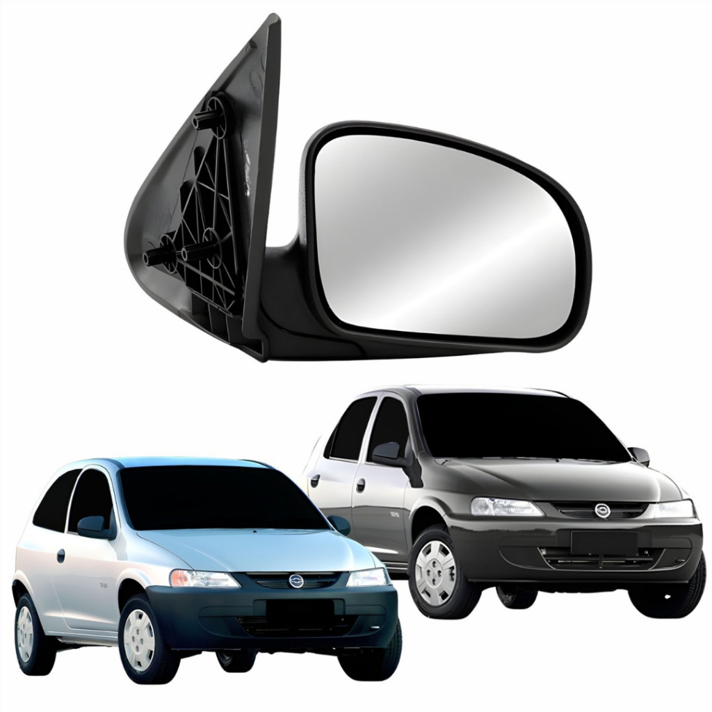 Retrovisor Celta 2000 2001 2002 2003 2004 2005 2006 2/4 Pts Sem Controle · foto 2