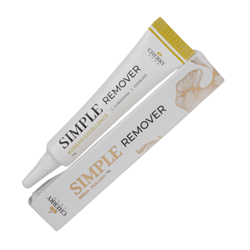 Removedor de Cola Simple Remover Cherry Lash Extensão de Cílios