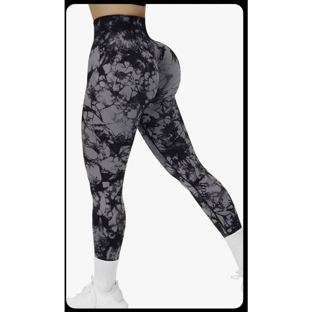 Calça Legging Feminina Marmorizada  Tie Dye Fitness Academia Cintura Alta Ajuste Perfeito ao Corpo em Oferta na Shopee