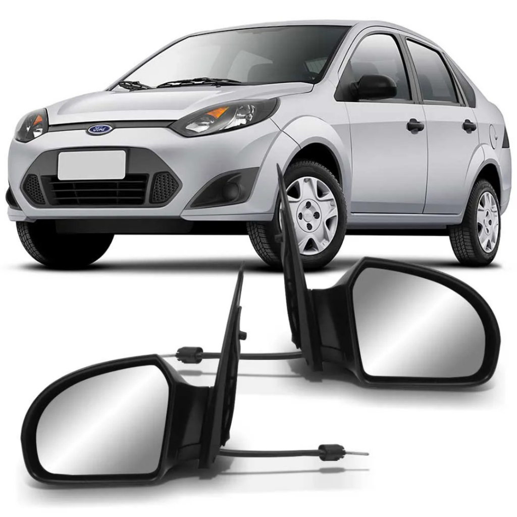 Par Retrovisor Ford Fiesta Hatch Sedan 2002 2003 2004 2005 2006 2007 2008 2009 2010 2011 2012 2013 2014 Com Controle