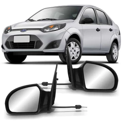 Par Retrovisor Ford Fiesta Hatch Sedan 2002 2003 2004 2005 2006 2007 2008 2009 2010 2011 2012 2013 2014 Com Controle