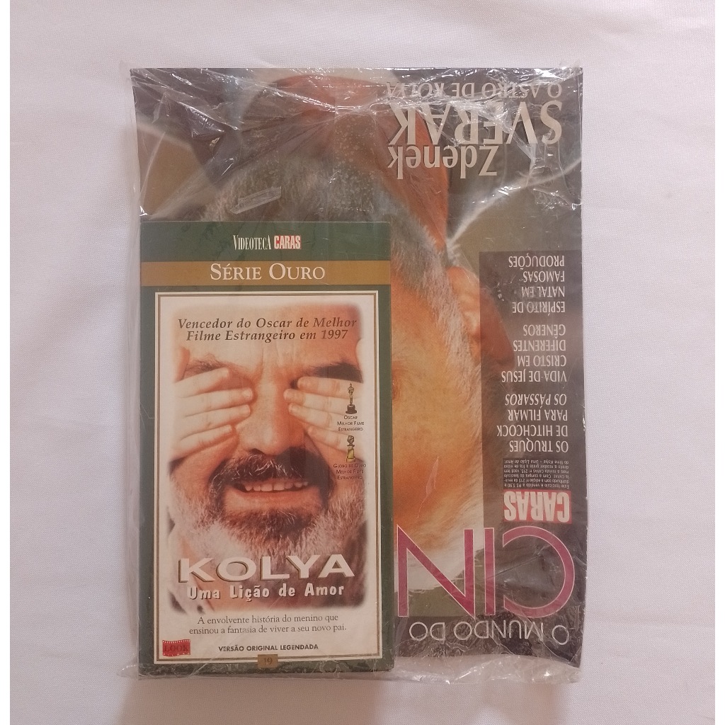 Revista Caras + Fitas VHS - Série Ouro (Lacradas)