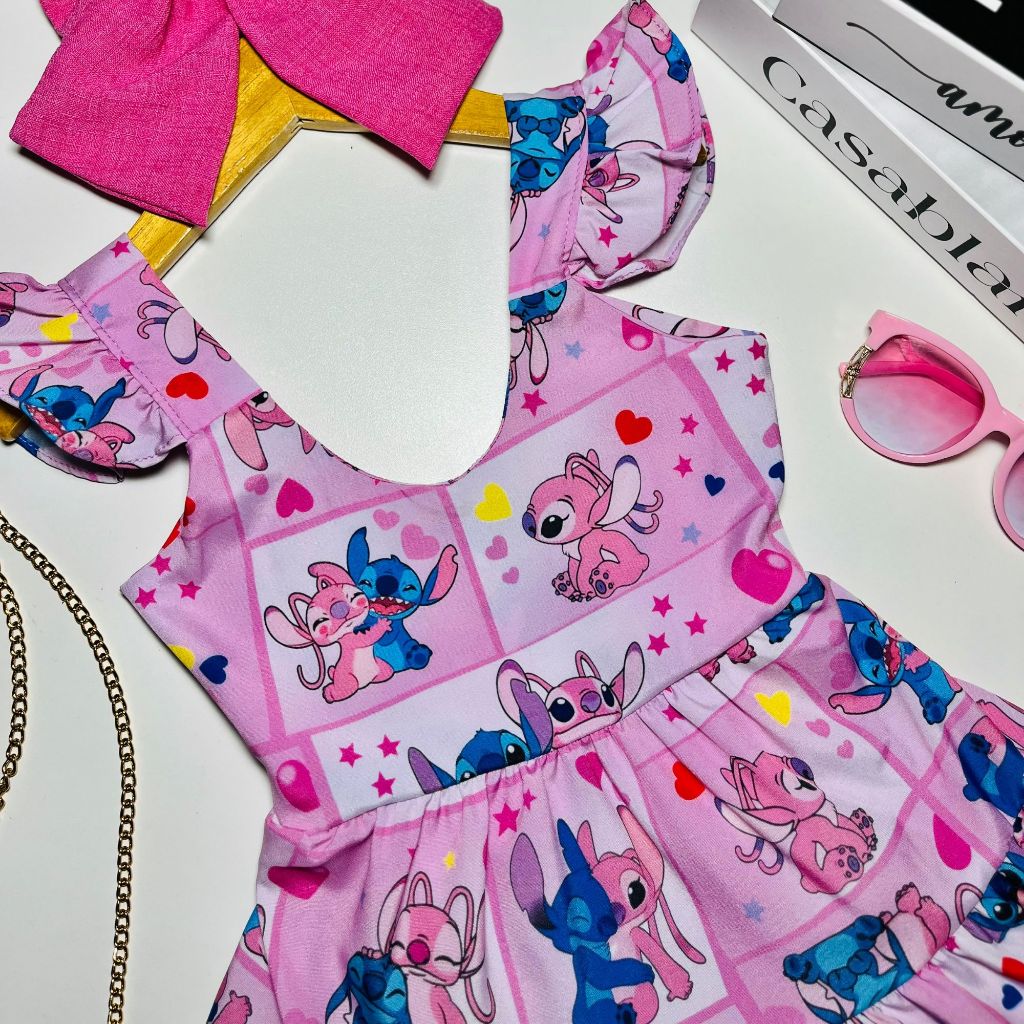 Vestido Infantil Menina Festas Premium Soltinho Confortável Verão Nuvem Menininha — imagem 2 de 2