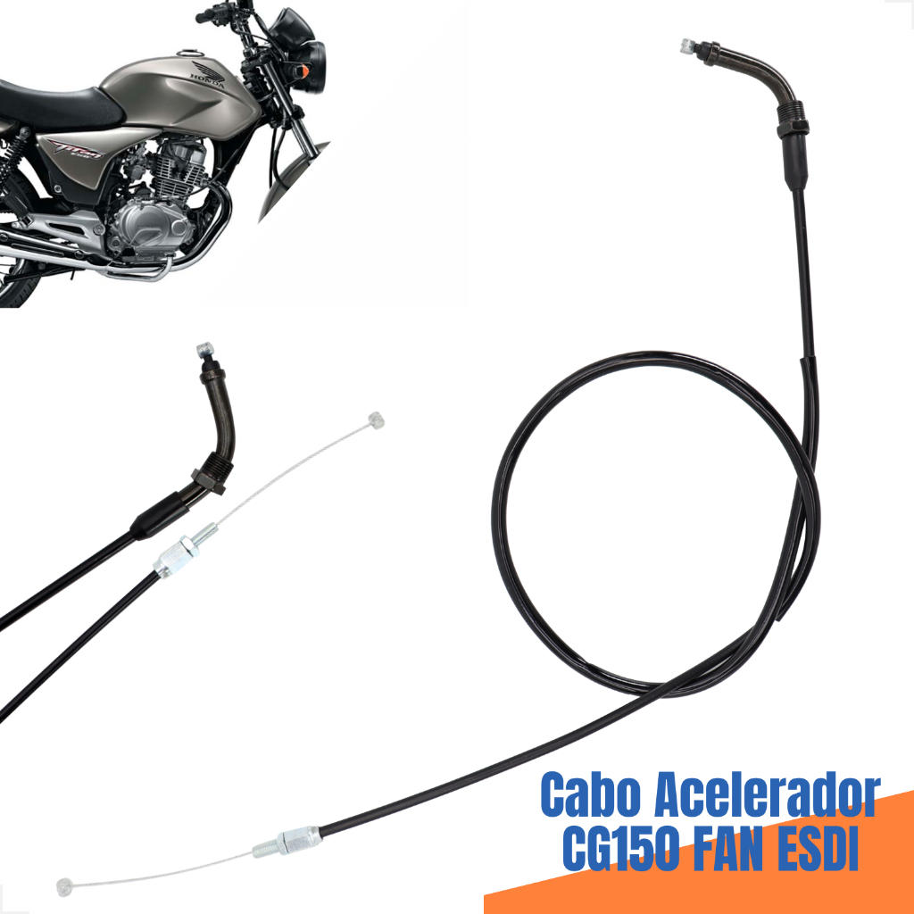Cabo Acelerador B Honda Cg 150 Titan KS ES ESD 2004 2005 2006 2007 2008 MOTO Original Reposição Peça
