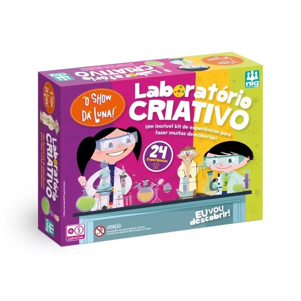 Laboratório Infantil Show Da Luna Com 24 Experiências 0738 - Nig — imagem 2 de 2