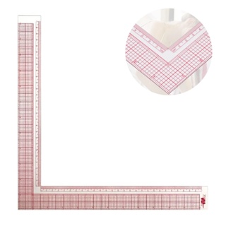 Régua Modelagem Esquadro Lateral Flexível Costura 27cm 12pol em Oferta na Shopee