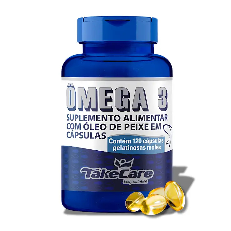 Ômega 3 – 120 Cápsulas Saúde Cardiovascular e Bem-Estar