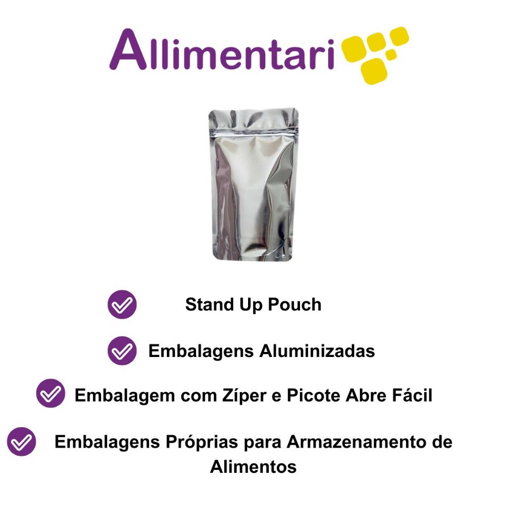 Carbonato de Cálcio 500 G Alimentício - Allimentari