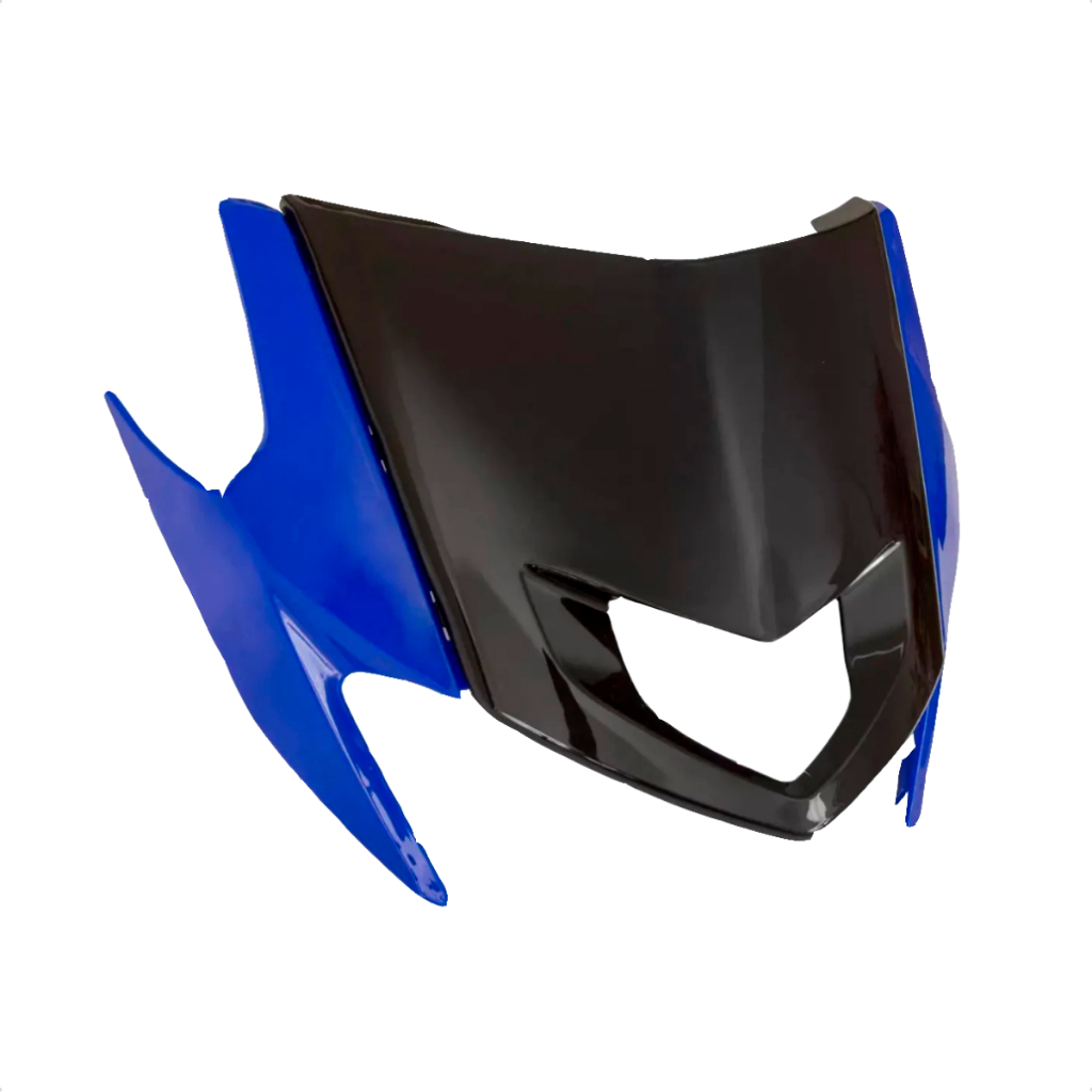 capa do painel carenagem do farol xtz lander 250 azul 2020/24